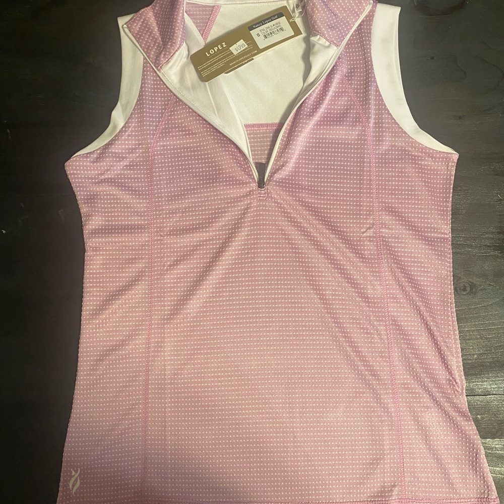 Lopez Golf Pink Sleeveless Women's Top
